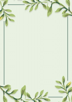 绿色小清新淡雅信纸背景图片